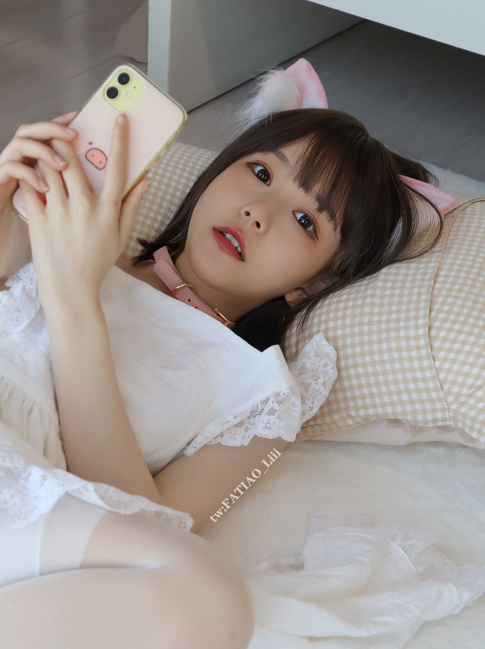 「迷之呆梨」图包 – エプロンの猫