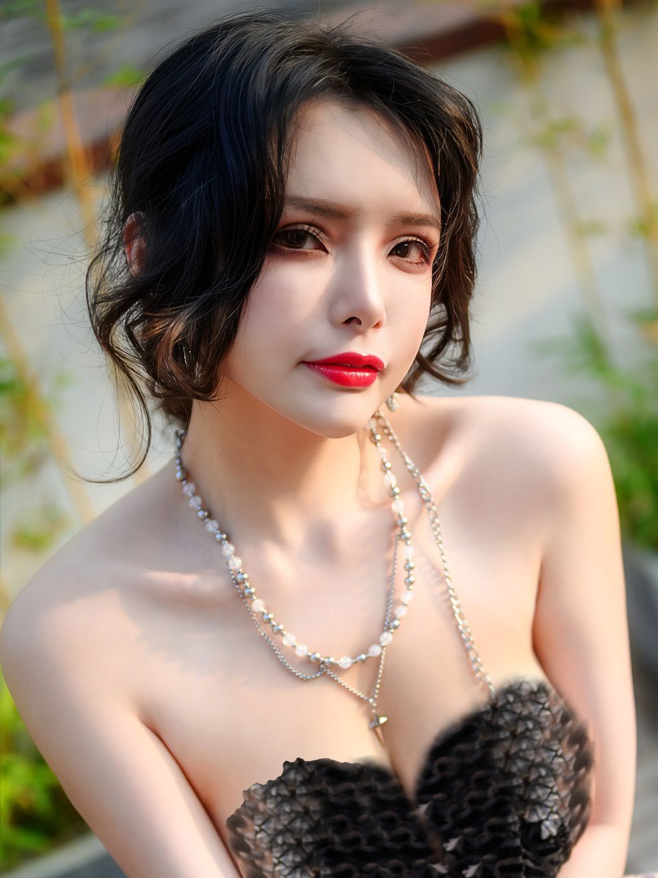  秋和柯基 秋影旗袍Cos装