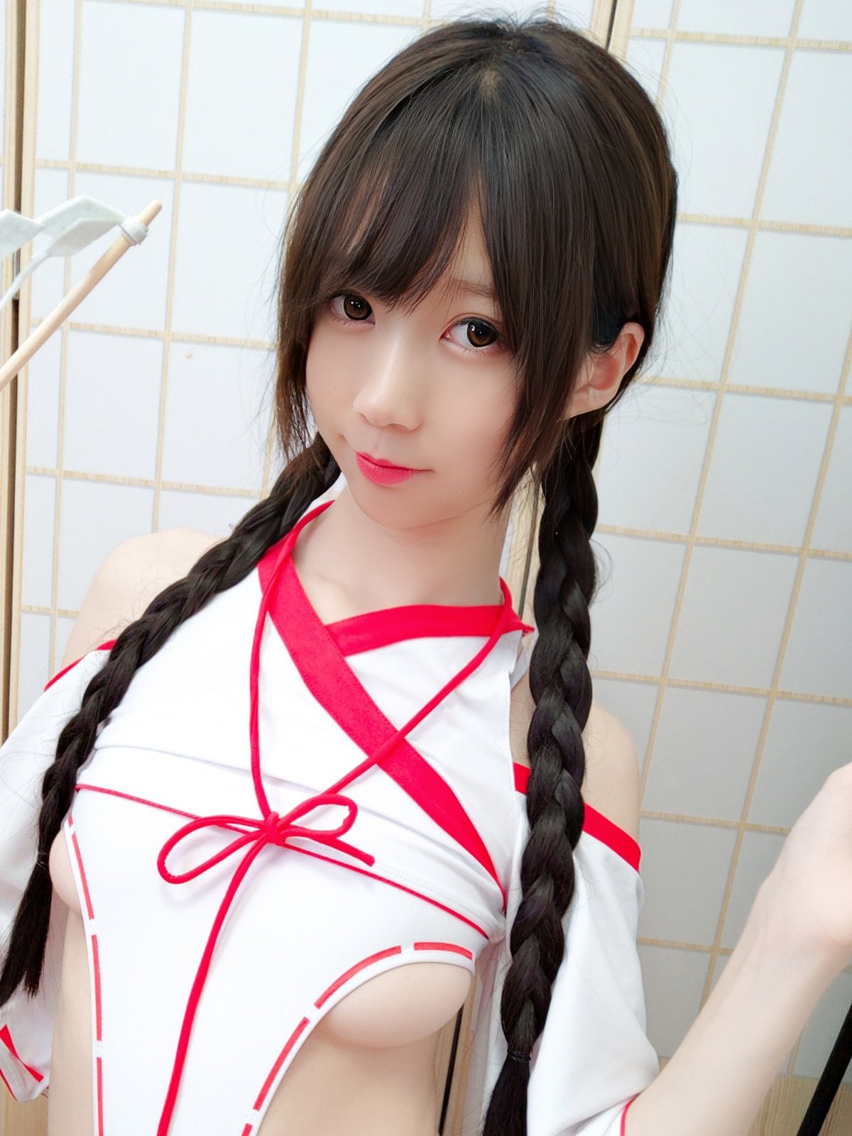 【Nagesa魔物喵】巫女自拍