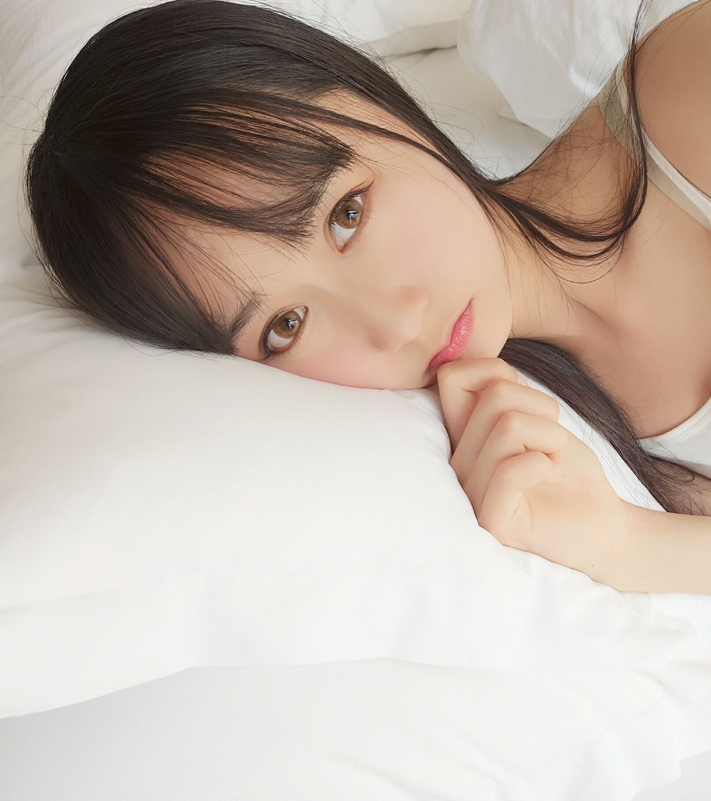 【木绵绵】白色背心