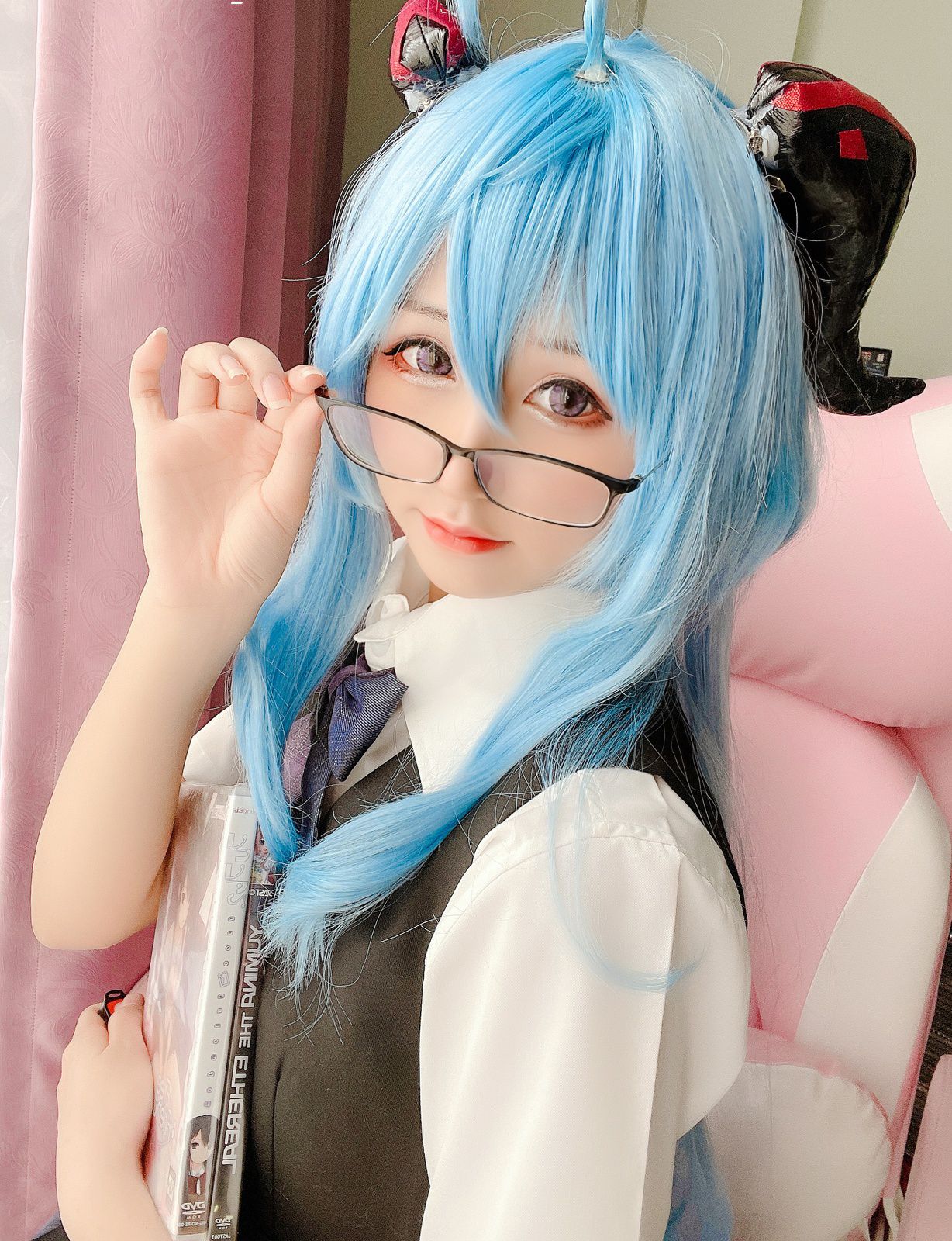  Vol.008 KuukoW – Ganyu Pure Seifuku 椰羊