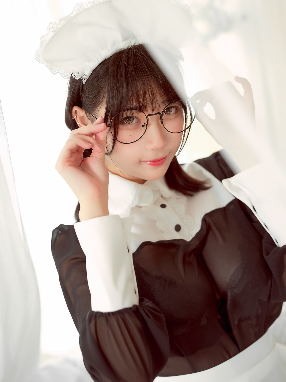  周叽是可爱兔兔 眼镜女仆 