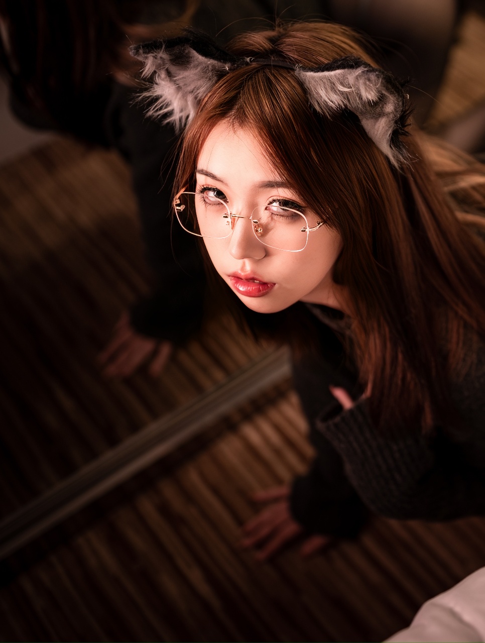  一北亦北 眼镜娘黑丝 