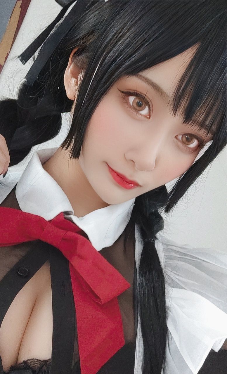  洛璃 LoLiSAMA 黑丝女仆Cosplay