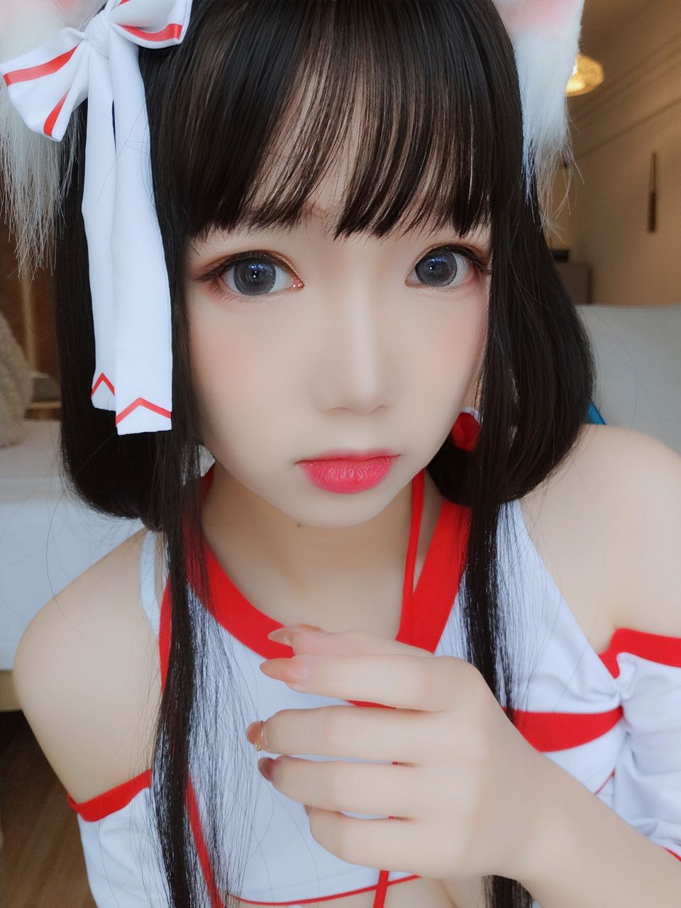  雪晴Astra 神社の猫 