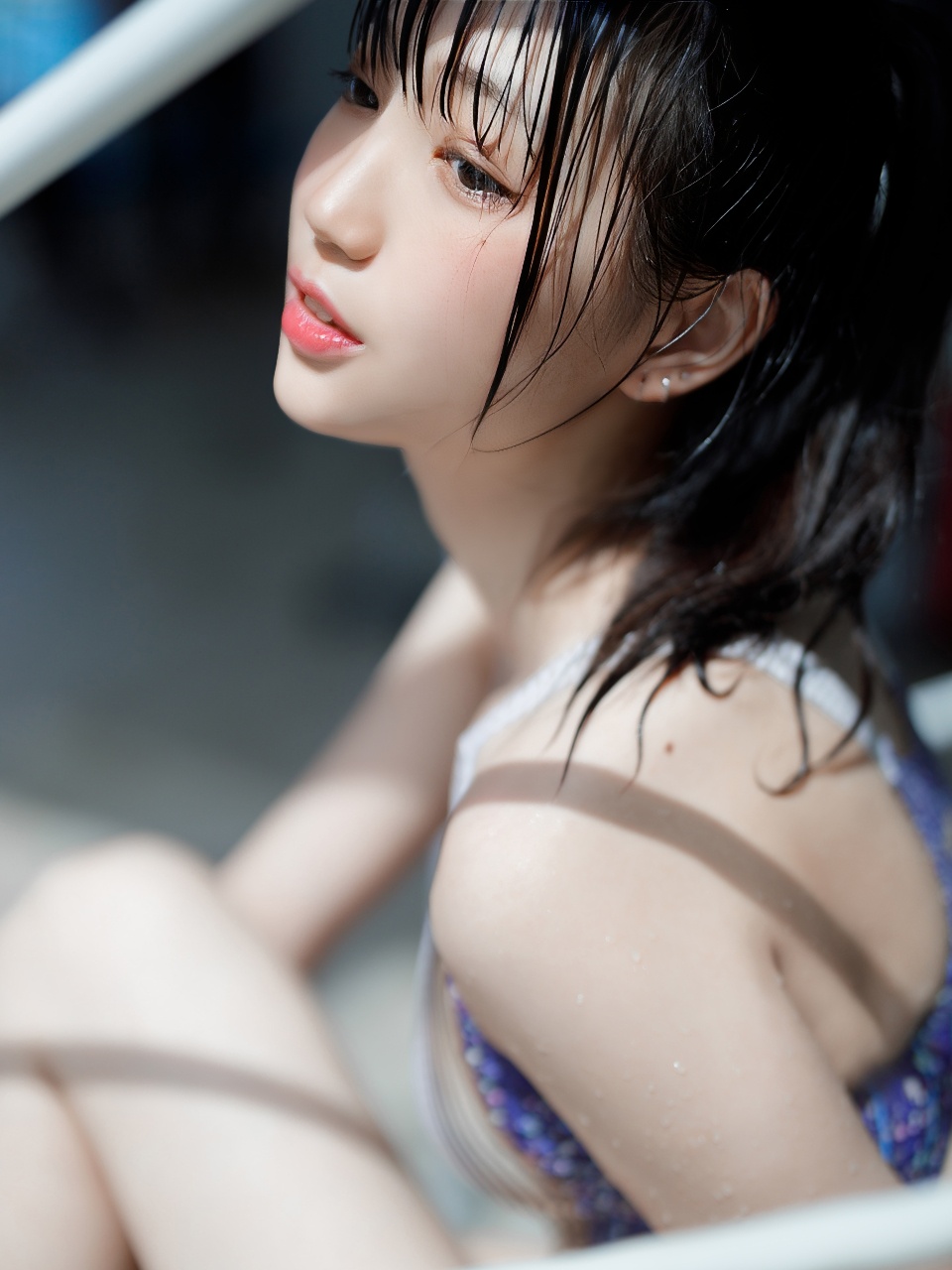  周叽是可爱兔兔 竞泳 